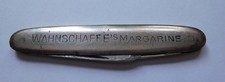 Reklame * Wahnschaffe`s Margarine *  Solingen Taschenmesser