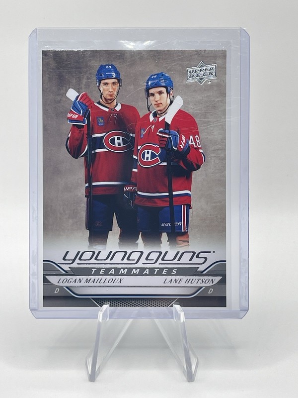 Lane Hutson/Logan Mailloux| 24-25 UD Series 2| Young Guns Teammates