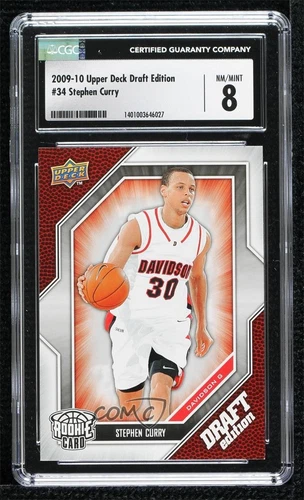 2009-10 Upper Deck Draft Edition Stephen Curry #34 CGC 8 Rookie RC