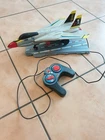 Vintage model airplane Tomcat F14 with remote control, light sound and driving function
