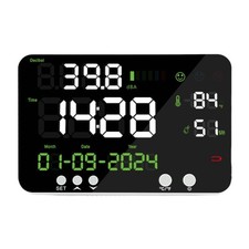 Easy Carry Temperature Humidity Monitors USB Rechargeable Temperature Meter