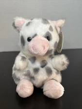 NEW 5" Aurora World Palm Pals Plush - Piggles Spotted Piglet Baby Pig SUPER SOFT