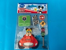 Rare 2010 Disney Race Car Mickey Scrapbooking Dimensional Stickers Jolee Rare 2010 Disney Race Car Mickey Scrapbooking Dimensional Stickers Jolee