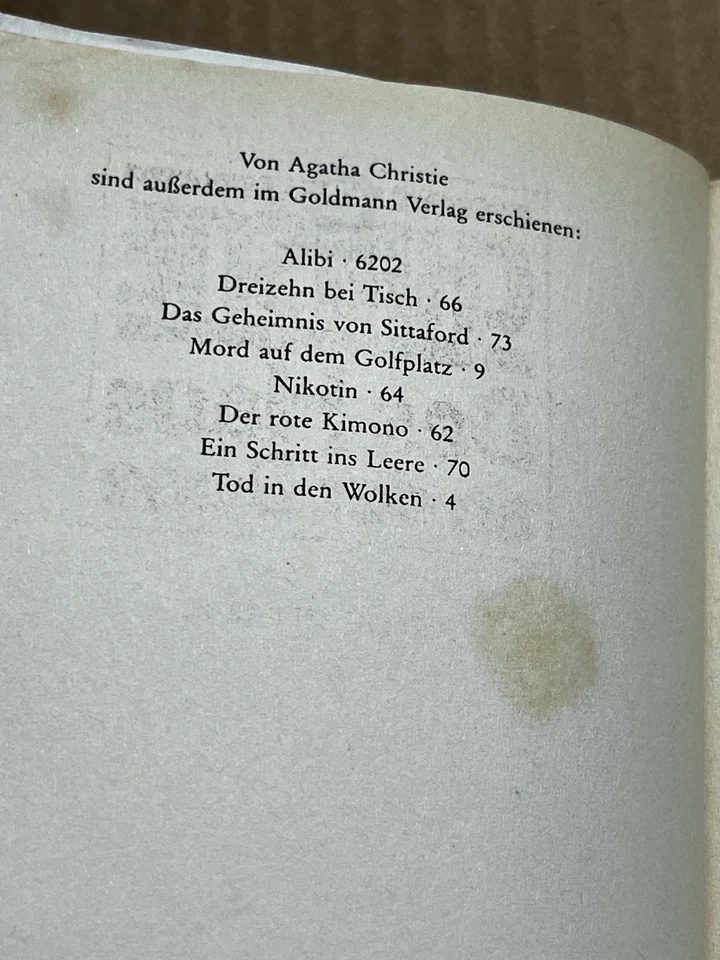 Das Haus an der Düne Agatha Christie [German] Acceptable - Image 3 of 4