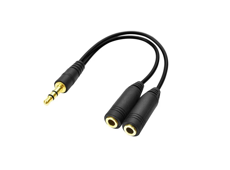 Splitter Audio Jack Double Jack 3.5mm Mâle vers 2 Femelle Câble Audio - Photo 4/4