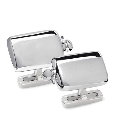 James Purdey Sterling Silver Flask Cufflinks