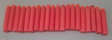 Lot of 20 Red / Pink used NERF Darts
