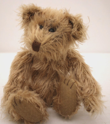 Vintage Collectors Teddy Bear Hand Made Mohair Pin Jointed Glass Eyed Bear 8.5''