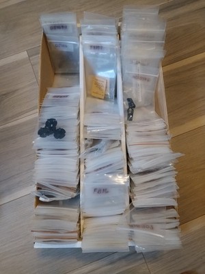Huge Lot of Zebco Fishing Reel Parts 325 Different parts 1300 pieces