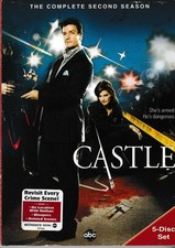 Castle: The Complete Second Season DVD, 5-Discs, w/Slip Cover  Ships for FREEE