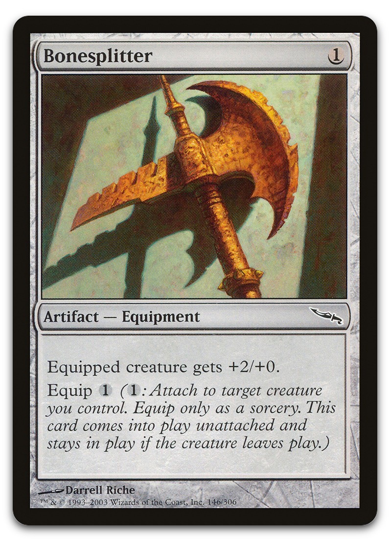 Bonesplitter #146 (NM) Mirrodin MRD Magic MTG