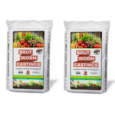 Organic Worm Castings Soil Builder, 30 Pound Bag (2-Pack) 2.83 per gallon