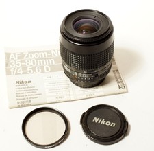 Nikon AF Nikkor 35-80mm F/4-5.6 D Zoom Lens - Excellent Condition.