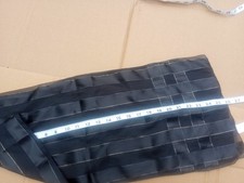 Vintage Berkshire Rectangular Scarf Italy 52 Inches Gold, Black, Silver