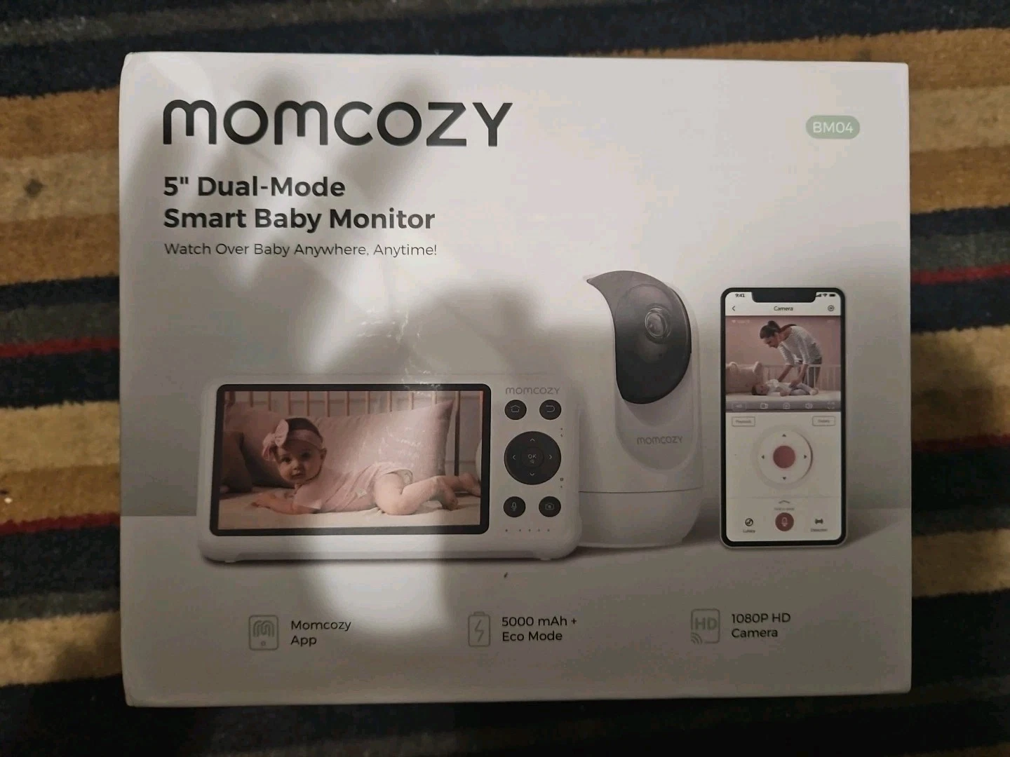 Momcozy Smart WiFi Baby Monitor with Camera and Audio, 5" 1080P Screen with Wall
Opens in a new wind