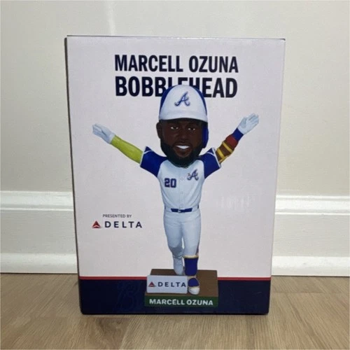 Delta Marcell Ozuna Atlanta Braves Baseball Bobblehead - Multicolor