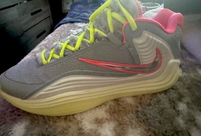 Nike Giannis Freak 7 Shapeshift Gray Pink Neon Yellow Low Top