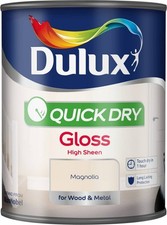Dulux Quick Dry Gloss Paint Interior Wood Metal All Colors 750ml