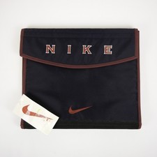 Vintage 90s Nike Folder Portfolio Lunch Lug Set Notebook Swoosh Logo Mead School