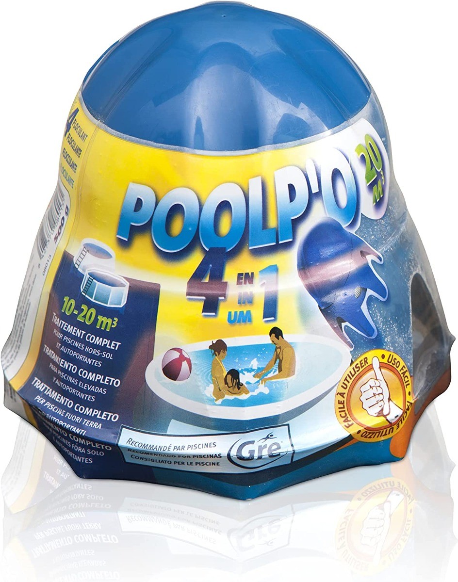 GRE 08013AL POOLP'O Para Piscinas 10-20 M3 Tratamiento Todo En Uno