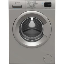 Image of Indesit IP 946S PUSH&GO UK - Silver 9KG Washing Machine - 1400 RPM - A energy