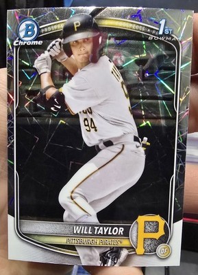 2025 Bowman Chrome - Prospects Will Taylor #BCP-179 Laser Refractor
