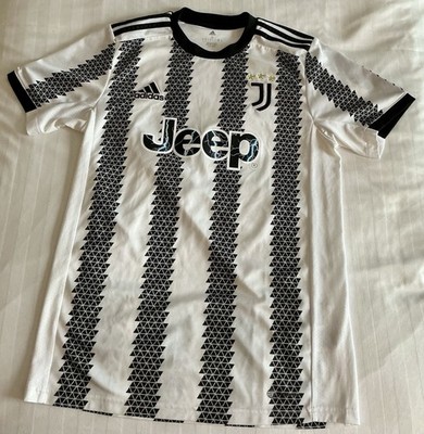 Adidas Juventus Fußball Trikot - Schwarz Weiß - 2022/2023 Home - Herren Small S