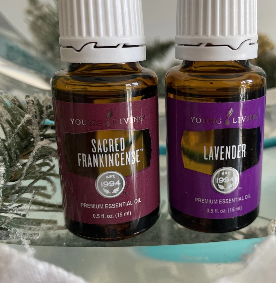 Young Living Essential Oils 2 Pack Of Lavender & Sacred Frankincense 15 Ml New - Image 3 of 3