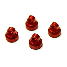 ST Racing Concepts STC42080R Red CNC Machined Aluminum Upper Shock Caps, for ...