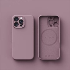 Luxury Liquid Silicone MagSafe Case for iPhone 17/16/15/14/13/12 Pro Max Plus