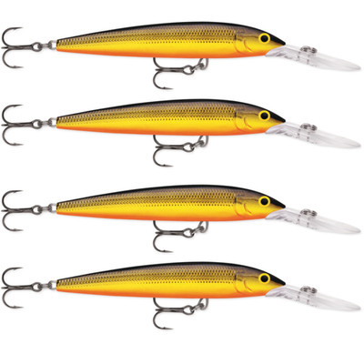 {4-PACK} Rapala Down Deep Husky Jerk 10 Combo Pack