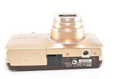 IN BOX] Nikon Coolpix S6300 16 MP Compact Digital camera Gold From