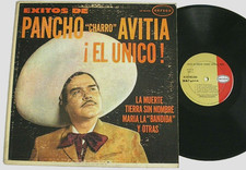 PANCHO "Charro" AVITIA El Unico Exitos TEX-MEX TEJANO Mariachi (ORFEON VINYL LP)