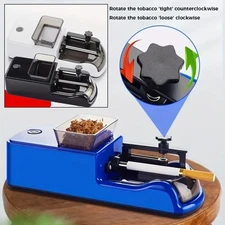 Electric Rapid Cigarette Rolling Machine Automatic Cone Loader Minin Portable