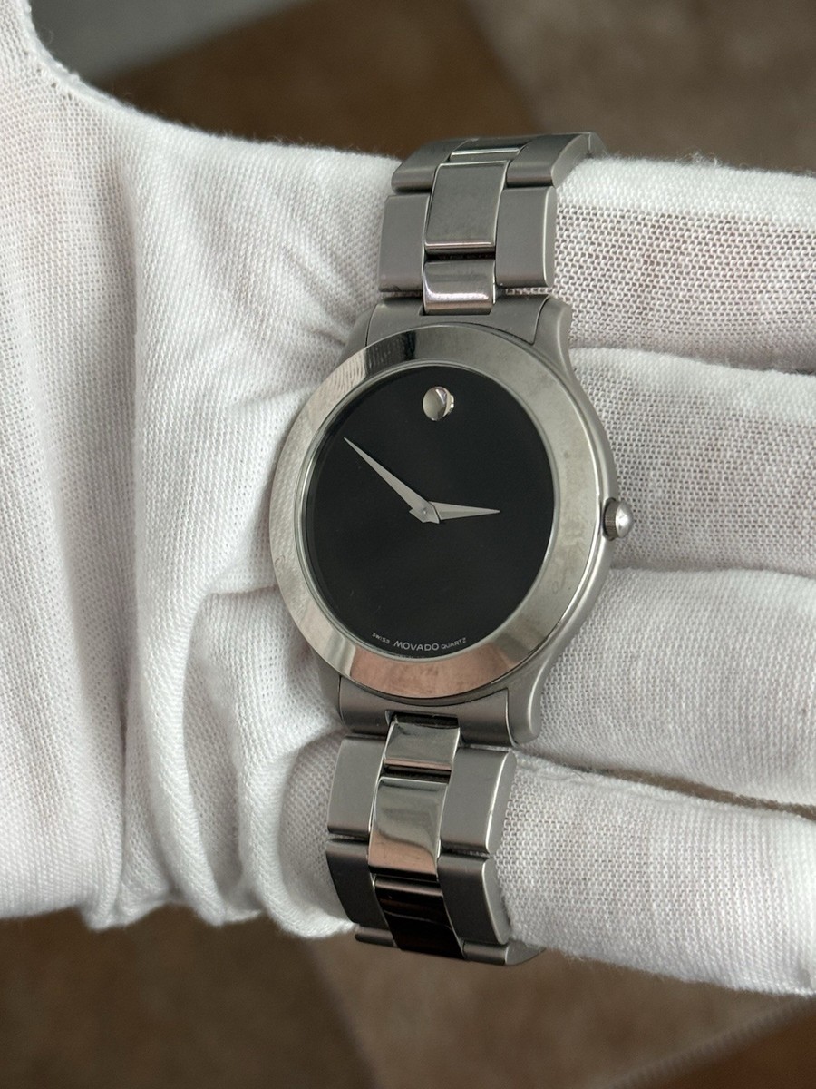 Vintage Movado Museum Classic Men's Steel Quartz Dress Watch
