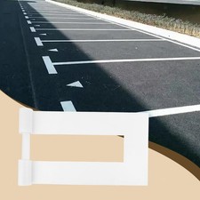 Parking Lot Line Stencil Painting Pavement Marker Template for Road Asphalt