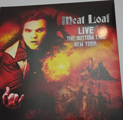 Meat Loaf Live at the Bottom Line New York 1LP 12'' Vinyl Blau Gatefold 1977 Top!