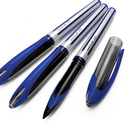 Uni-Ball AIR - 0.7mm Medium Rollerball - Pack of 3 3 Count (Pack 1), Blue
