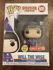 Funko Pop! Stranger Things Will the Wise Glow in the Dark Target #805 w/case