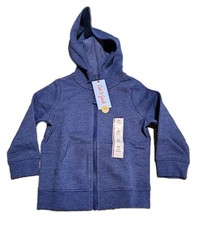 Cat  Jack Toddler Boys  s Fleece Zip-Up Hoodie Navy Blue - Multi Sizes - NWT