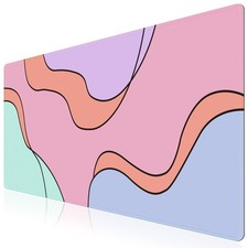 Colour Topographic Non-Slip Rubber Mouse Pad Desk Mat Gaming Keyboard Mat