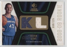 2008-09 SP Rookie Threads Rookie Threads Gold 90/125 Kevin Love #RT-KL 11sh