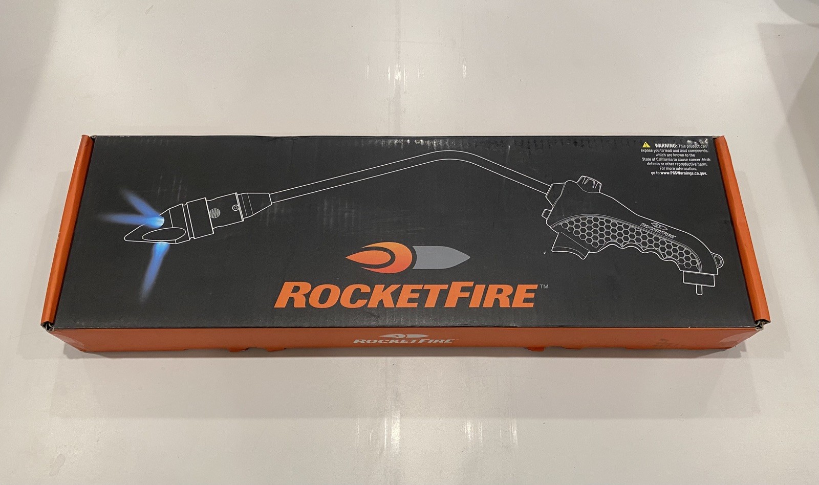 Slightly Used Rocketfire Torch - For starting your grill, stove or campfire
