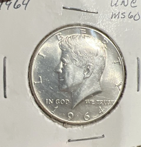 1964 Kennedy Half Dollar.  Uncirculated #5
