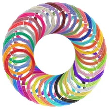 40 Pcs 3D Pen Filament, 1.75mm Dia 16.4ft Length, 40 Colors