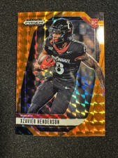 2025 Prizm Draft Picks  Xzavier Henderson ORANGE FINITE PRIZM /39 RC