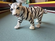 Vintage Safari Ltd 1996 WHITE TIGER Figure Wildlife Safari Big Cat Toy Figurine