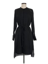 H By Halston Women Black Casual Dress M