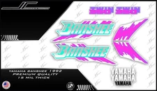 1992 yamaha banshee full graphics decals kit stickers THICK AND HIGH GLOSS