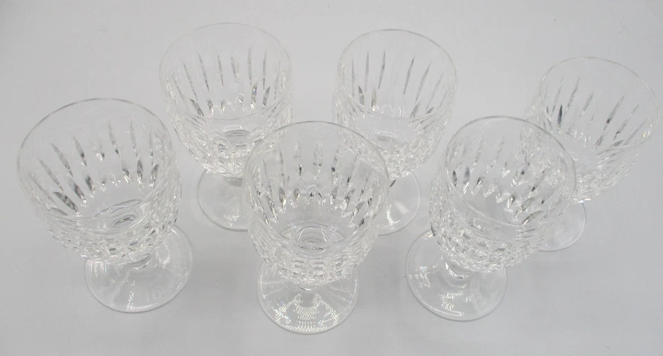 6 WATERFORD MAUREEN CLARET WINE GLASSES ~ 4 3/4" ~ 6 OZ ~ SIGNED - Image 2 of 4